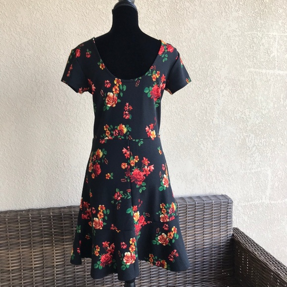 Planet Gold Black Beauty Combo Floral Fit & Flare - Picture 3 of 5